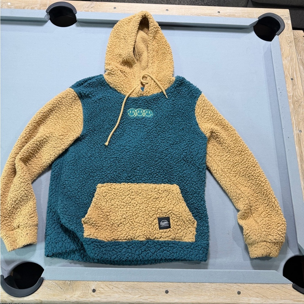 Brooklyn Cloth Camel Sherpa hoodie
